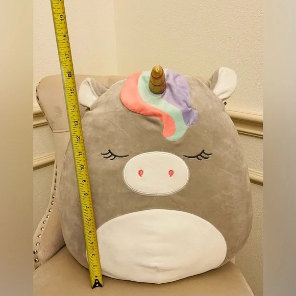 Squishmallows 16” Teresa the Grey Unicorn KellyToy Plush Stuffed Animal. - Picture 2 of 4
